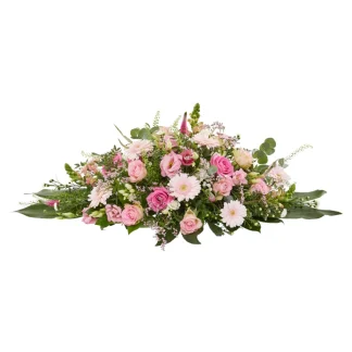 Langwerpig in roze